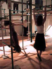 Quisling Physical Theater - MacBeth Witches - transitstation london 2003